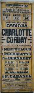1 - Affiche de Charlotte Corday