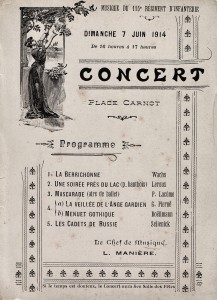 Concert 7 juin 1914 - 115e RI